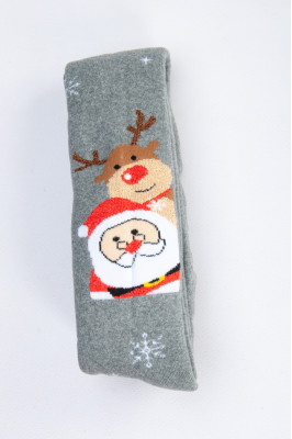 Колготи дитячі махрові новорічні  